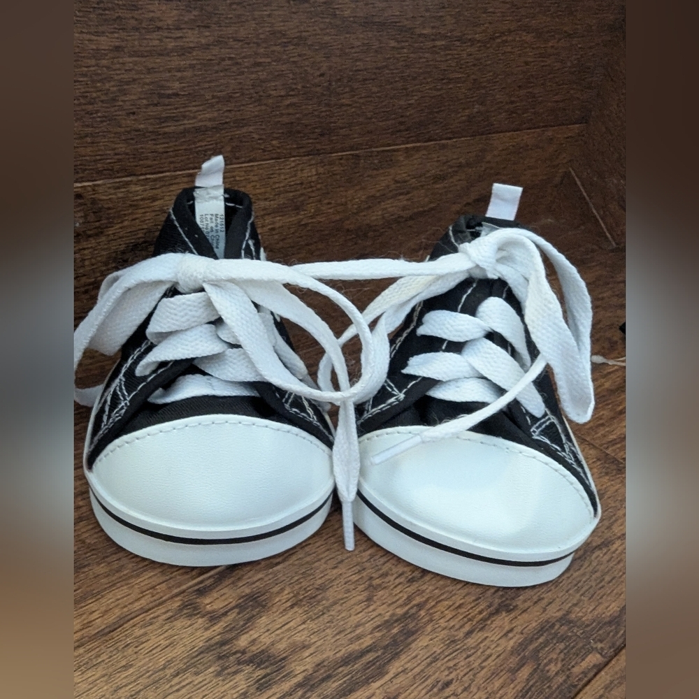 Build a Bear High Top Converse Type shoes, Shorts and Biker Skull helmet - Picture 9 of 15
